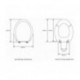 Roper Rhodes Thermoset Infinity soft-closing Plastic Toilet Seat (8401WSC)