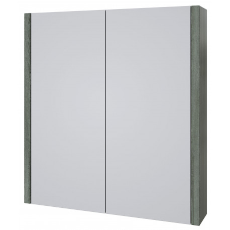 Kartell Purity 600mm Grey Ash Bathroom Mirror Cabinet