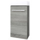 Kartell Purity 410mm Grey Ash Cloakroom Unit with Basin