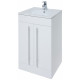 Kartell Purity White Floorstanding 2 Door Vanity Unit & Basin 500mm