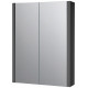 Kartell Purity Grey Gloss Mirror Cabinet 500mm
