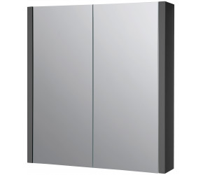 Kartell Purity Grey Gloss Mirror Cabinet 600mm