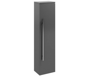 Kartell Purity Grey Gloss Wall Mounted Side Unit 1400mm