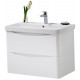 Kartell Arc White 800mm Wall Mounted 2 Drawer Bathroom Vanity Unit and Basin