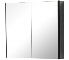 Kartell Arc Matt Graphite 600mm Bathroom Mirror Cabinet