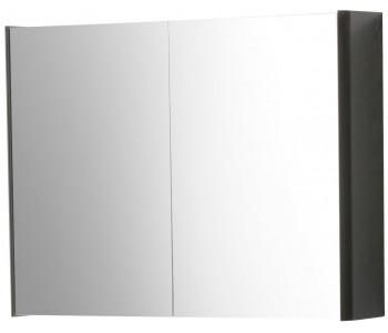 Kartell Arc Matt Graphite 800mm Bathroom Mirror Cabinet