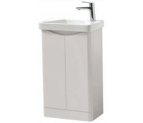 Kartell Arc Cashmere 500mm Floor Standing 2 Door Bathroom Vanity Unit and Basin