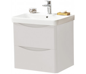 Kartell Arc Cashmere 600mm Wall Mounted 2 Drawer Bathroom Vanity Unit and Basin