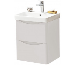 Kartell Arc Cashmere 500mm Wall Hung 2 Drawer Bathroom Vanity Unit and Basin