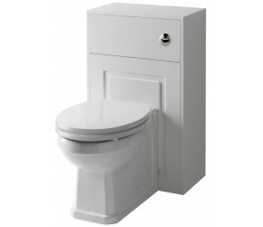 Kartell Astley 500mm Matt White WC Unit with Back To Wall Pan