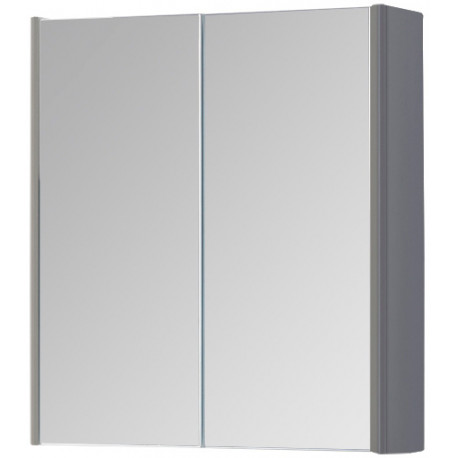 Kartell Options 600mm Basalt Grey Bathroom Mirror Cabinet