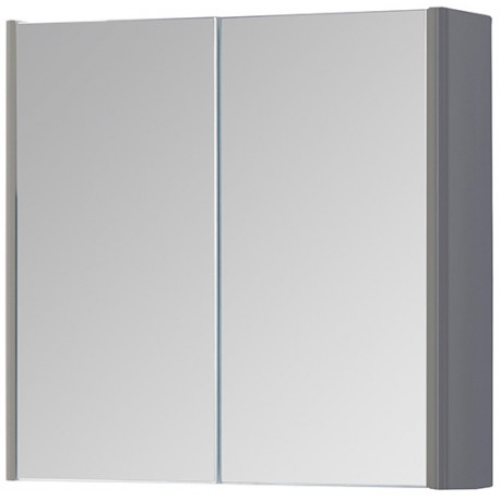 Kartell Options 800mm Basalt Grey Bathroom Mirror Cabinet