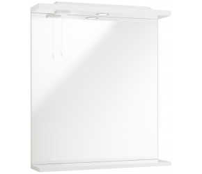 Kartell Encore White 450mm Bathroom Mirror with Lights