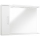 Kartell Encore White 750mm Bathroom Mirror with Side Cabinet & Lights