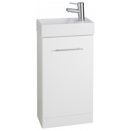 Kartell Encore White Cube Cloakroom Unit with Basin