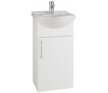 Kartell Encore 450mm White Cabinet with Basin