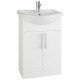 Kartell Encore 550mm White Cabinet with Basin