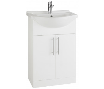 Kartell Encore 550mm White Cabinet with Basin