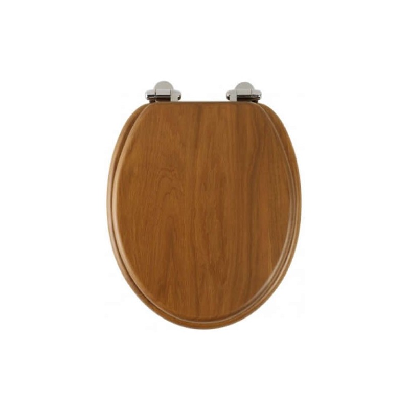 Roper Rhodes Honey Oak Wooden Traditional Soft Closing Toilet Seat