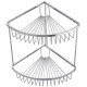 Kartell Chrome Wire Double Corner Basket