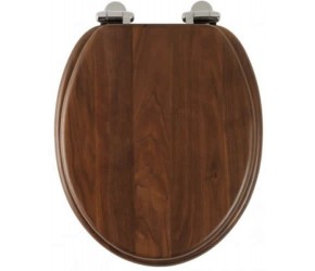 Roper Rhodes Walnut Wooden Traditional soft-closing Toilet Seat (8081AWSC)