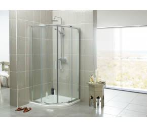 Kartell Koncept 800mm Quadrant Shower Enclosure Including Tray and Waste