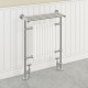Eastbrook Leadon Traditional Chrome and White Towel Rail 940mm High x 700mm Wide