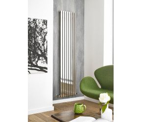 Kartell Florida Polished Stainless Steel Vertical Radiator 600mm x 590mm