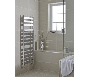 Kartell Newark Chrome Designer Towel Rail 952mm x 500mm