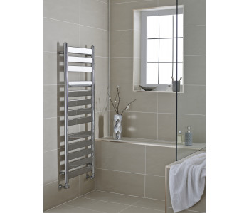 Kartell Newark Chrome Designer Towel Rail 950mm x 500mm