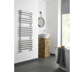 Kartell Ohio Polished Stainless Steel Towel Rail 1200mm x 500mm