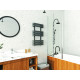 Kartell Tampa Anthracite 500mm x 850mm Towel Rail
