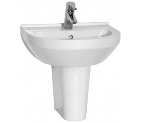 Kartell Style 550mm Basin with Semi Pedestal