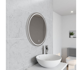 Kartell Vista 600mm Circular LED Bathroom Mirror