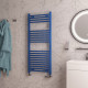 Eastbrook Wingrave Matt Cobalt Blue Straight Heated Towel Rail 1200mm x 500mm
