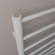 Eastbrook Tuscan Round Matt Grey Ladder Heated Towel Rail 800mm x 500mm