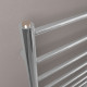 Eastbrook Tuscan Round Chrome Ladder Heated Towel Rail 800mm x 500mm