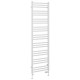 Eastbrook Corinium Round Gloss White Ladder Heated Towel Rail 1800mm x 500mm