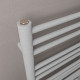 Eastbrook Corinium Round Matt Grey Ladder Heated Towel Rail 800mm x 500mm