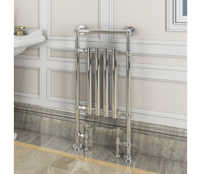 Eastbrook Frome Traditional Chrome Towel Rail 952mm High x 500mm Wide