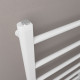 Eastbrook Tuscan White Straight Heated Towel Rail 650mm x 450mm