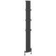 Eastbrook Berlini Matt Anthracite Vertical Aluminium Radiator 1800mm x 185mm