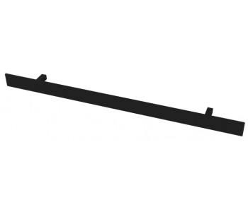 Eastbrook Peretti Matt Black Flat Style Towel Hanger 660mm