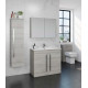 Purity Grey Ash 800mm Floorstanding Vanity Unit and Back To Wall Toilet Suite