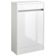 City Gloss White 600mm Wall Hung Vanity Unit and Back To Wall Toilet Suite