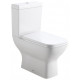 Naples Blue 400mm Wall Hung Cloakroom Vanity Unit and Toilet Set