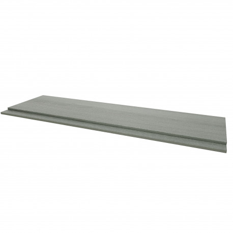 Kartell Purity 750mm 2 Piece Bath End Panel Grey Ash