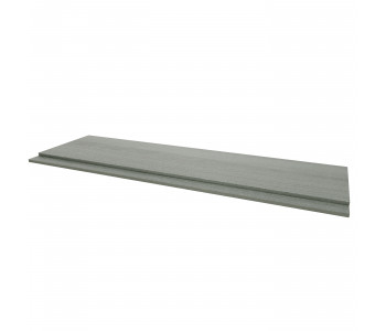 Kartell Purity 750mm 2 Piece Bath End Panel Grey Ash