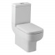 Options Gloss White 600mm Vanity and Mirror with Toilet Bathroom Suite