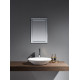 Clear Look Bibury Bevelled Bathroom Mirror 600mm x 400mm
